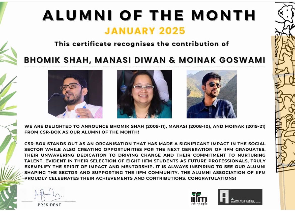 Bhowmik Shah, Manasi Diwan & Moinak Goswami