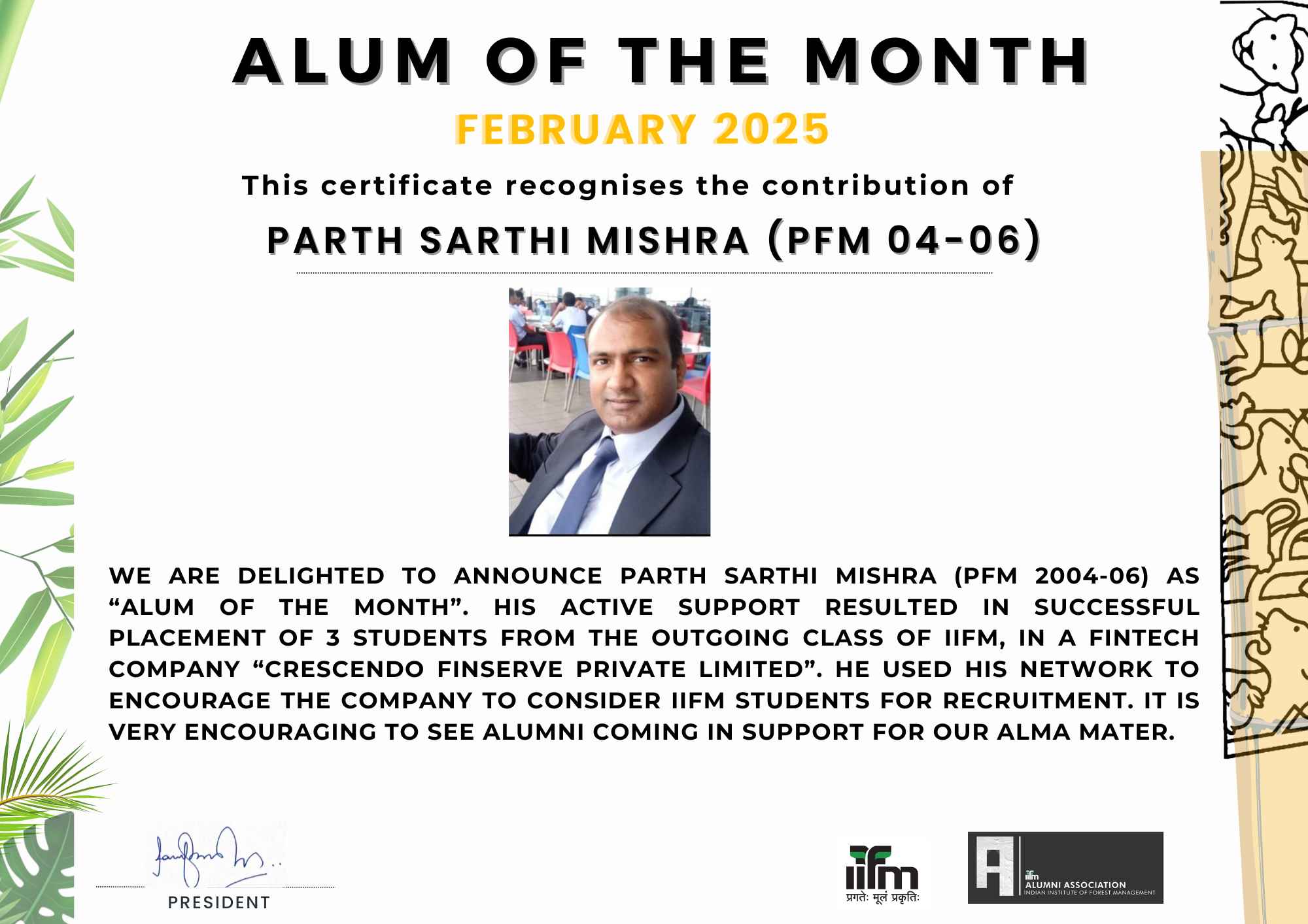Parth Sarthi Mishra (PFM 04-06)