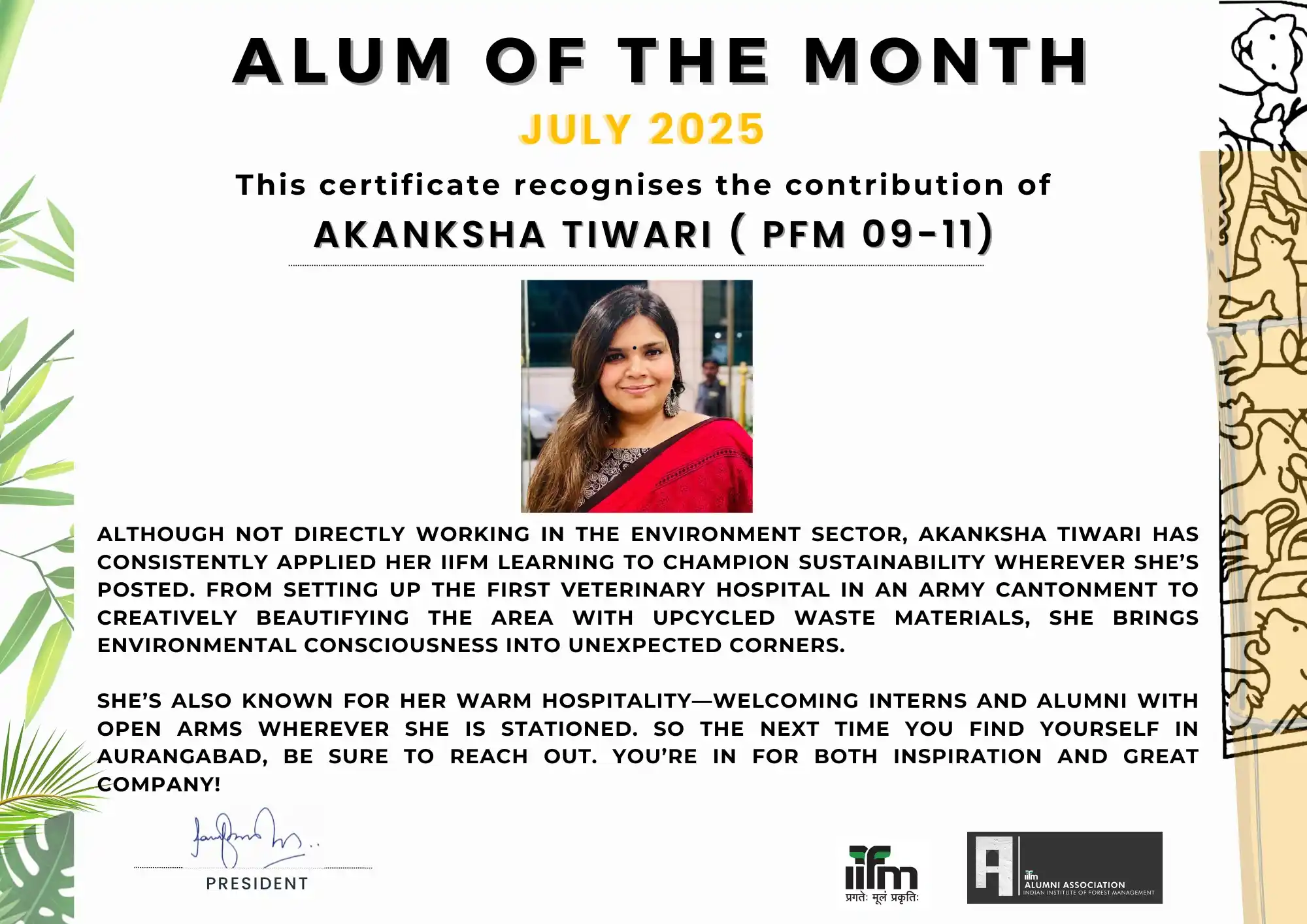 Akanksha Tiwari (PFM 09-11)