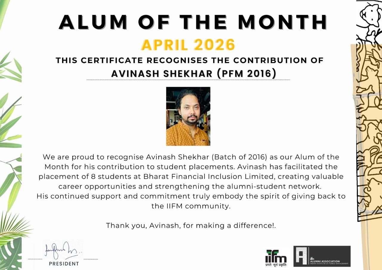 Avinash Shekhar (PFM 2016)